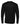 Rear View of Black Performance Long Sleeve T-Shirt - 5104