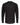 Rear View of Black Poly-Blend Long Sleeve T-Shirt - 3520