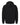 Rear View of Black ReFlex Fleece Hoodie - RF498