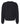 Rear View of Black ReFlex Women's Fleece Crewneck Sweatshirt - RF494