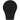 Rear View of Black Silicone Hat Clip w/ Ball Marker plain