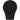 Rear View of Black Silicone Hat Clip w/ Ball Marker plain