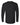 Rear View of Black Softstyle® Long Sleeve T-Shirt - 64400