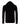 Rear View of Black Sponge Fleece Hoodie - 3719