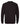 Rear View of Black Sponge Fleece Raglan Crewneck Sweatshirt - 3901