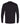 Rear View of Black Sueded Long Sleeve T-Shirt - 6411