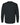 Rear View of Black Ultra Cotton® Long Sleeve T-Shirt - 2400