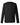 Rear View of Black Unisex Fusion ChromaSoft™ Performance Long Sleeve T-Shirt - CE111L