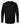Rear View of Black/ White Men's Team Vanish Hooded Long Sleeve T-Shirt - 6014164