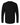 Rear View of Black/ White Men's Team Vanish Long Sleeve T-Shirt - 6014166