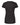 Rear View of Black Women's Deluxe Blend V-Neck T-Shirt - 3542