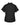 Rear View of Black Women's Optimum Short Sleeve Twill Shirt - 78194