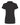 Rear View of Black Women's Ringspun Pique Polo - 7600