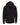 Rear View of Black Youth Sponge Fleece Hoodie - 3719Y