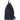 Rear View of Blue Puffer Recycled Sling Backpack plain