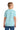 Rear View of BreezyBlue Jerzees Classics Youth Cotton T-Shirt 363Y plain