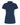 Rear View of Bright Navy Women's Ringspun Pique Polo - 7600