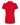 Rear View of Bright Red Women's Ringspun Pique Polo - 7600