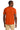 Rear View of Burnt Orange Jerzees Classics Unisex Cotton T-Shirt 363M plain