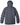 Rear View of Carbon/ Black Men's Loft Puffer Jacket - NE708