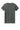 Rear View of Charcoal Gildan Women's Heavy Cotton 100% Cotton T-Shirt. 5000L plain