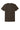 Rear View of Chocolate Jerzees Classics Unisex Cotton T-Shirt 363M plain