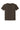 Rear View of Chocolate Jerzees Classics Youth Cotton T-Shirt 363Y plain