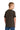 Rear View of Chocolate Jerzees Classics Youth Cotton T-Shirt 363Y plain