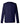 Rear View of Classic Navy Unisex Fusion ChromaSoft™ Performance Long Sleeve T-Shirt - CE111L