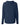 Rear View of Classic Navy Unisex JAQ Stretch Performance Hooded Long Sleeve T-Shirt - NE105
