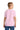 Rear View of ClscPink Jerzees Classics Youth Cotton T-Shirt 363Y plain
