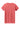 Rear View of Coral Silk Gildan Women's Heavy Cotton 100% Cotton T-Shirt. 5000L plain