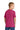 Rear View of CyberPink Jerzees Classics Youth Cotton T-Shirt 363Y plain
