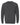 Rear View of Dark Grey Heather Sponge Fleece Raglan Crewneck Sweatshirt - 3901