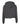 Rear View of Dark Grey Heather Women's Crop Fleece Hoodie - 7502