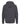 Rear View of Dark Heather Unisex Zipper Fleece Hoodie - 3331