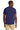 Rear View of Deep Purple Jerzees Classics Unisex Cotton T-Shirt 363M plain