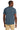 Rear View of Denim Jerzees Classics Unisex Cotton T-Shirt 363M plain