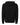 Rear View of DTG Black Sponge Fleece Hoodie - 3719