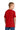 Rear View of FieryRed Jerzees Classics Youth Cotton T-Shirt 363Y plain