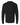Rear View of Fine Black Fine Jersey Long Sleeve T-Shirt - 4501