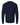 Rear View of Fine Navy Fine Jersey Long Sleeve T-Shirt - 4501