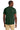 Rear View of Forest Green Jerzees Classics Unisex Cotton T-Shirt 363M plain