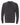 Rear View of Grey Acid Wash Sponge Fleece Raglan Crewneck Sweatshirt - 3901