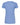 Rear View of Heather Blue Women's Deluxe Blend V-Neck T-Shirt - 3542
