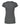 Rear View of Heather Charcoal Women's Deluxe Blend V-Neck T-Shirt - 3542