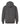 Rear View of Heather Charcoal Youth Fleece Pullover Hoodie - 3322