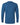 Rear View of Heather Cool Blue CVC Long Sleeve T-Shirt - 6211
