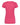 Rear View of Heather Fuchsia Women's Deluxe Blend V-Neck T-Shirt - 3542