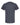 Rear View of Heather Navy Deluxe Blend V-Neck T-Shirt - 3543